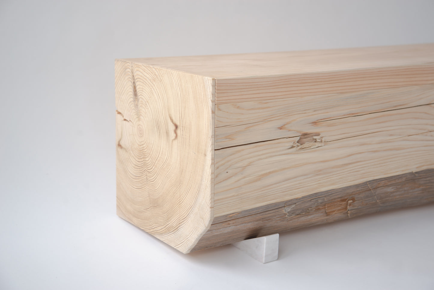 Wood Block Bench